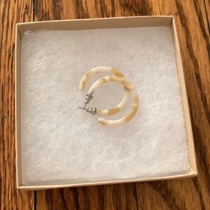 Machete mini hoop earrings